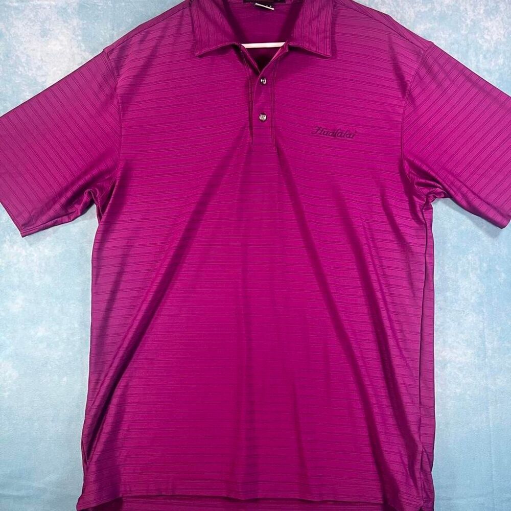 Nike Men's Purple and Pink Polo-shirts